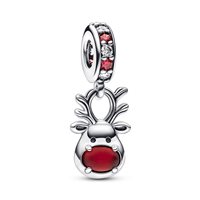 Charm Pandora Donna Pandora Moments in Argento Zirconia 792330C01 - 792330C01